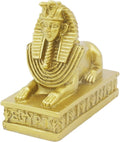 Egyptian Sphinx Lion Aquarium Fish Tank Decorations Ancient Egypt Reptile Turtle Lizard Spider Tanks Terrarium Décor Ornament Pet Gold
