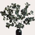 KBREE 41.3" Eucalyptus Stems, 3 Pcs Faux Eucalyptus with Seed Pods, Extra Long Stems Greenery Decor for Tall Vase, Home, Wedding & Office (Sage Green)