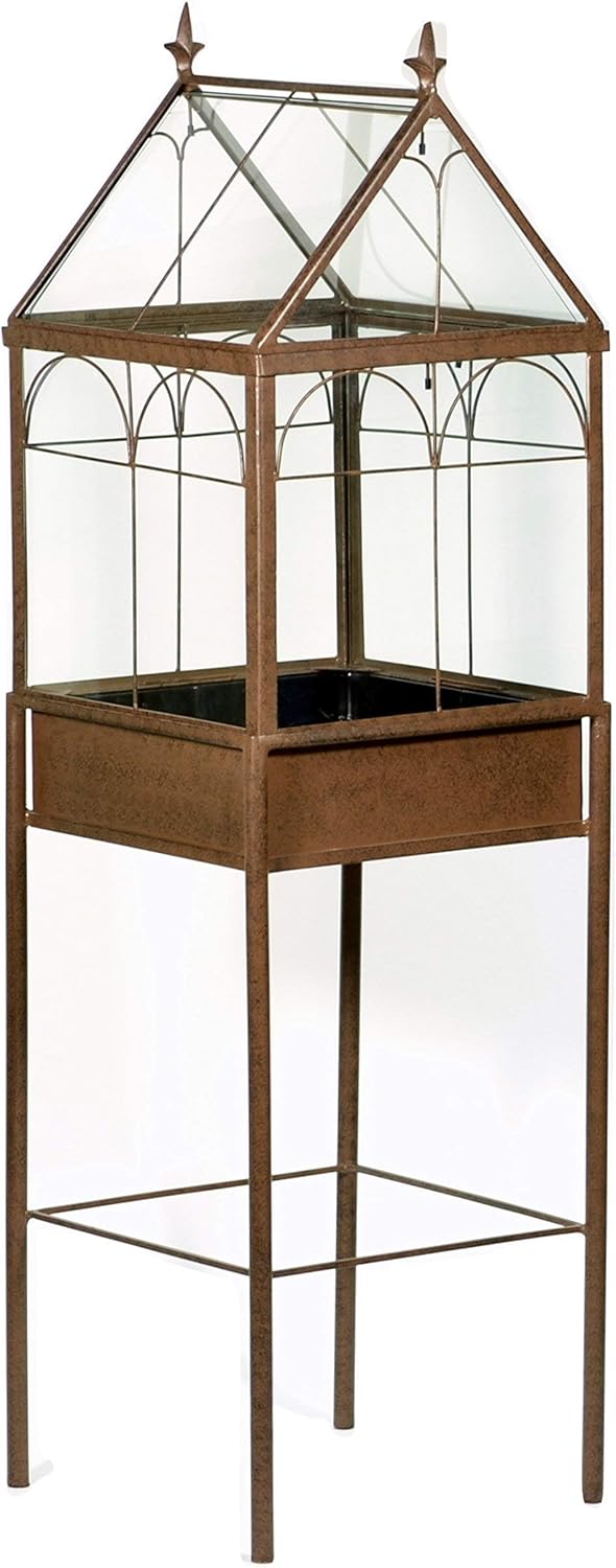 H Potter Large Glass Terrarium Succulent Planter Wardian Case for Plants