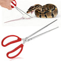 Snake Feeding Tongs, 15 Inch Extra Long Stainless Steel Reptile Feeding Tongs & Tweezers for Corn Ball Python,Bearded Dragon Tank Accessories,Pet Terrarium Supplies for Lizard, Leopard Crested Gecko