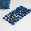 53-pcs 5mm Tall Diorama-Flowers-Grass Irregular Flower Clusters-Sky Blue Static-Grass for Model-Train-Scener Wargaming-Terrain ，Dioramas & DIY Crafts