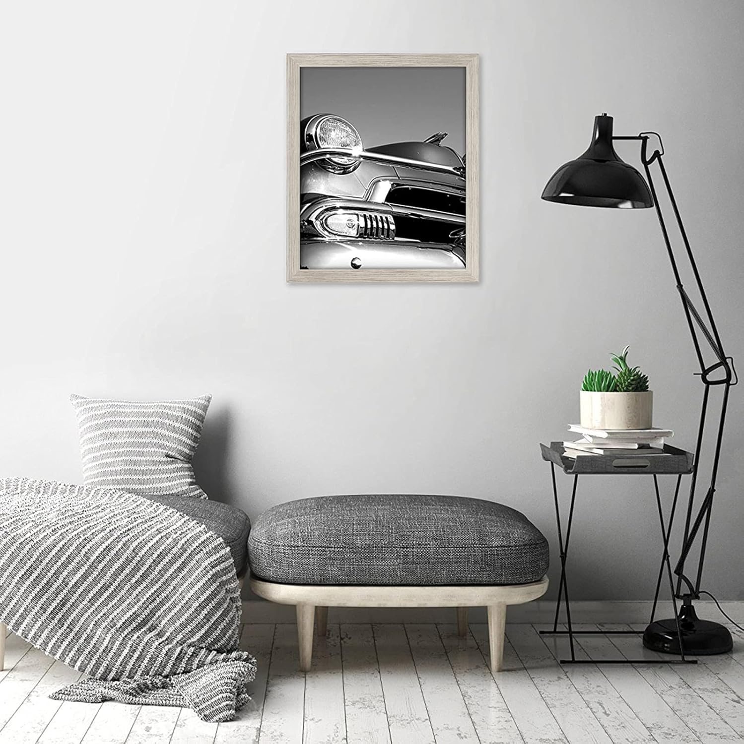 Americanflat 18x24 Poster Frame with Polished Plexiglass - Wide Picture Frames Made of Engineered Wood for Vertical or Horizontal Wall Display - Epic Collection - Driftwood