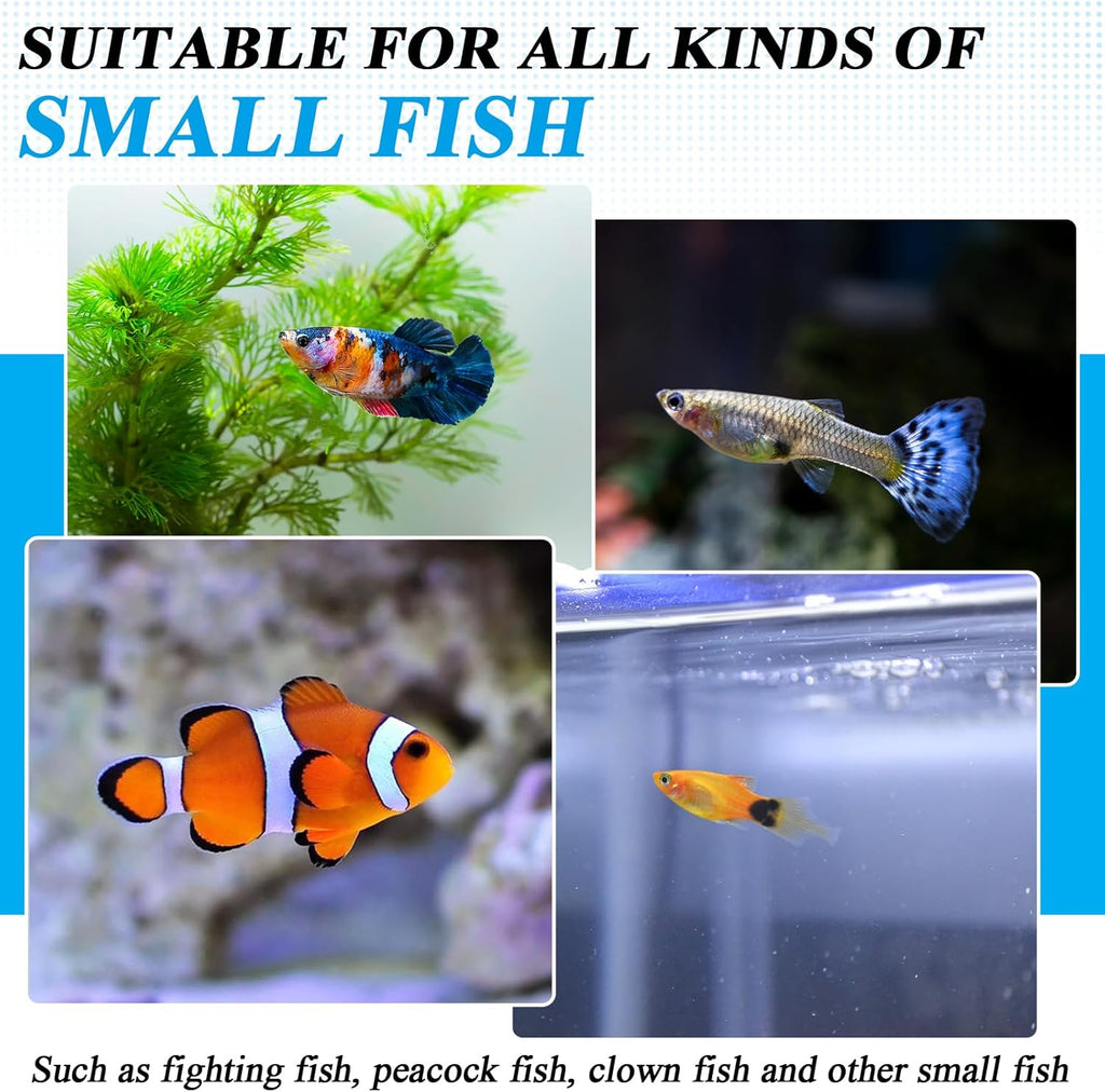 Floating Fish Breeder Box for Aquarium Divider, Transparent Fish Isolation Breeding Box with Suction Cups, Shrimp Tank Hatchery Fry Incubator for Clownfish Betta Guppy Acclimation