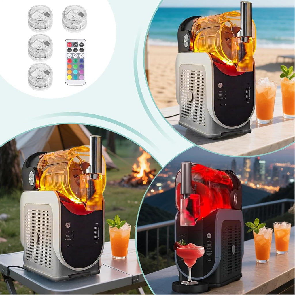 Waterproof Underwater Lights - Wireless RGB Lamp, Reusable Remote Control Decoration, Colorful Underwater Illumination with 4 Modes | Aquarium Pond Vase Spa Camping Parties Birthdays Halloween