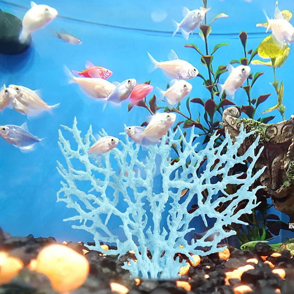 Besimple Artificial Aquarium Coral Ornament Decor Plastic Fish Tank Plants Decoration for Aquarium Landscape