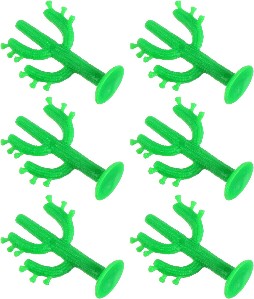 100pcs 5CM Artificial Mini Succulent Cactus Miniatures Plastic Ornaments Decor for Banquet Celebration Favors