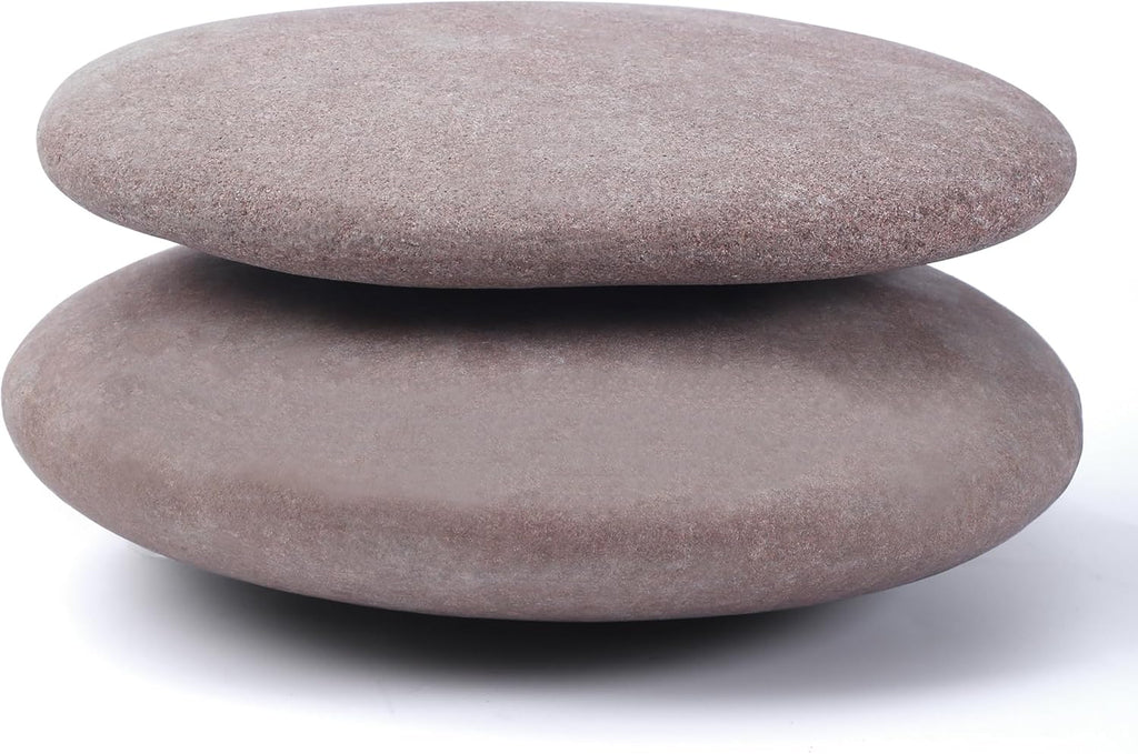 ROCART 2 PCS Extra Large Rocks for Painting, 7-8 Inches Flat Painting Rocks for Arts & Crafts, Natural Smooth River Rocks for Painting, Kindness Rocks, Decoration, DIY, Crafting Gift