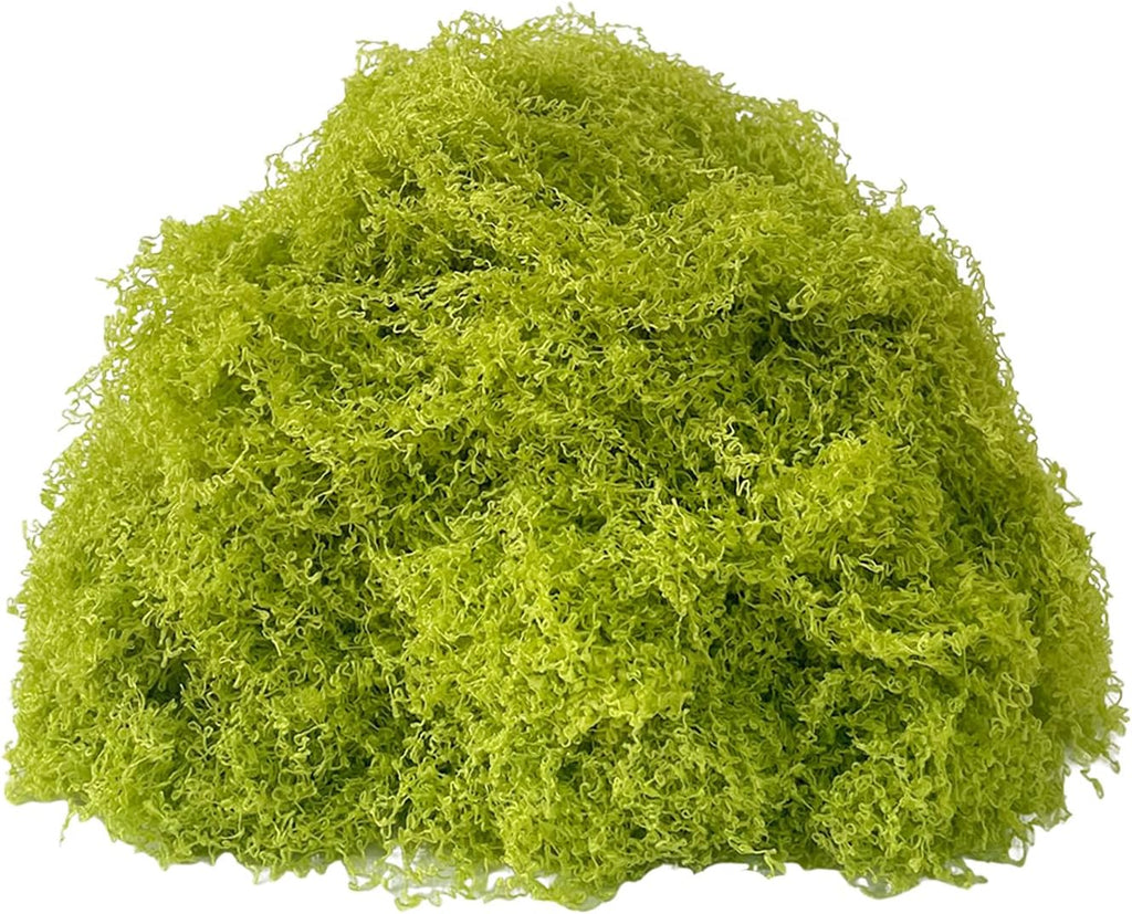 KEYUSHOP Fake Green Moss for Potted Plants 5.3 OZ Preserved Reindeer Moss Craft Decorative Artificial Moss for DIY Decorative Moss Table Centerpieces Decor Wall Art