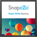 SnapeZo Poster Frame 36x36, Black, 1.25 Inch Aluminum Profile, Front-Loading Snap Frame, Wall Mounting, Professional Series