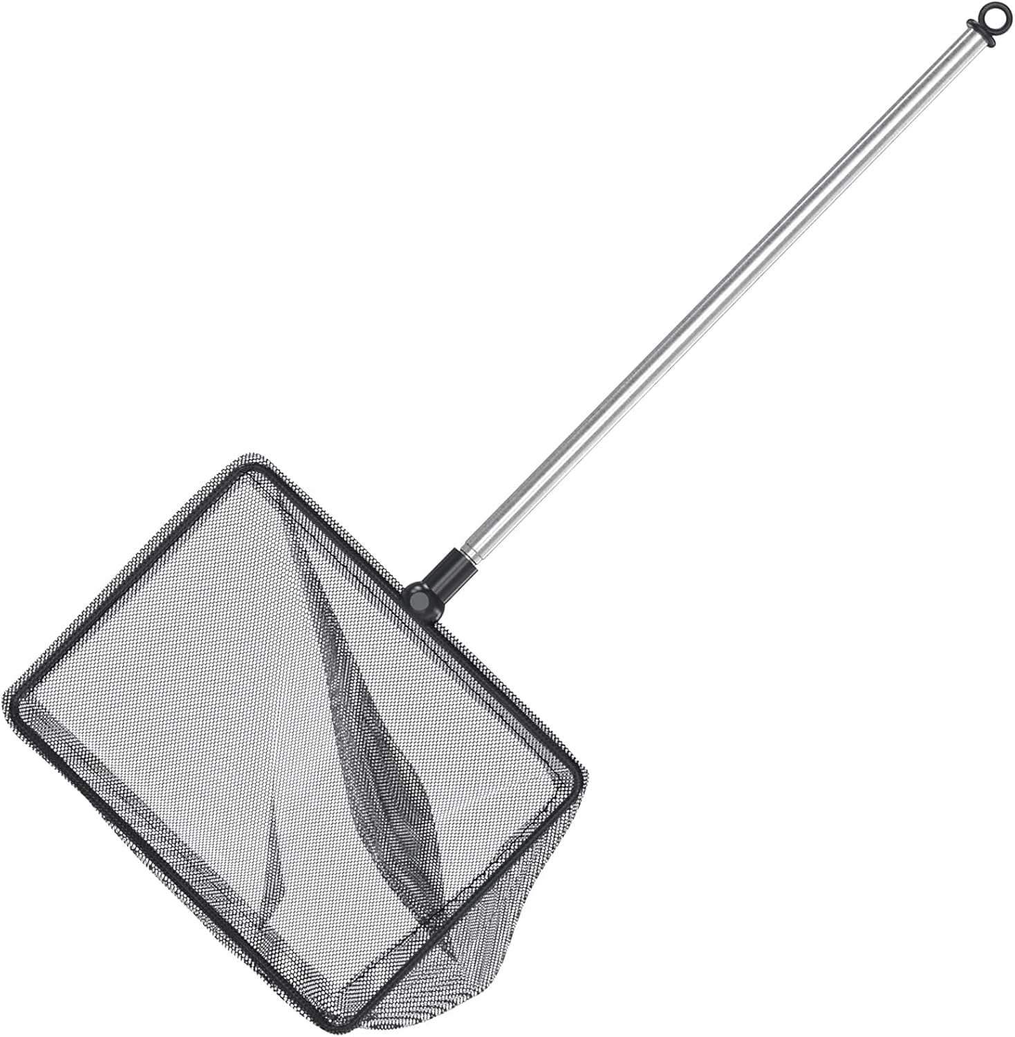 Pawfly Aquarium Fish Net with Extendable 9-24 Inch Long Handle for Betta Fish Tank Small Koi Pond and Pool