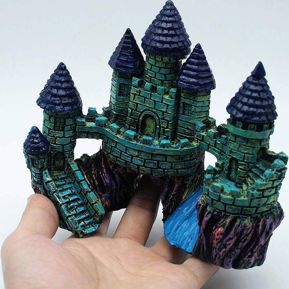 Aquarium Decorations Castle - Aquarium Ornament Super Castle 5.1 inches Avoice