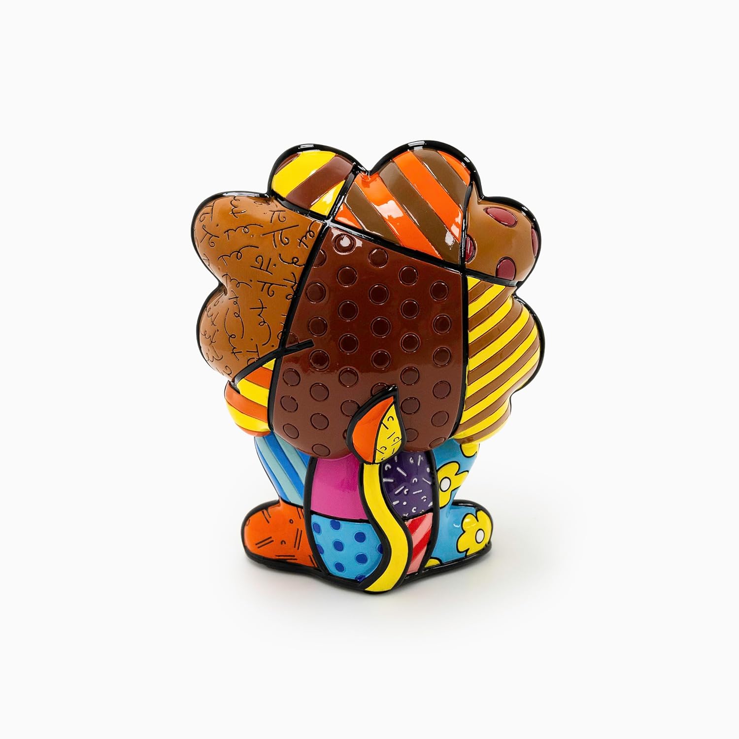 Britto Collectible Figurine - Iconic Art Figurine, Decorative Displays for Modern Home Decor | Designed by Iconic Artist Romero Lion (Multicolor)