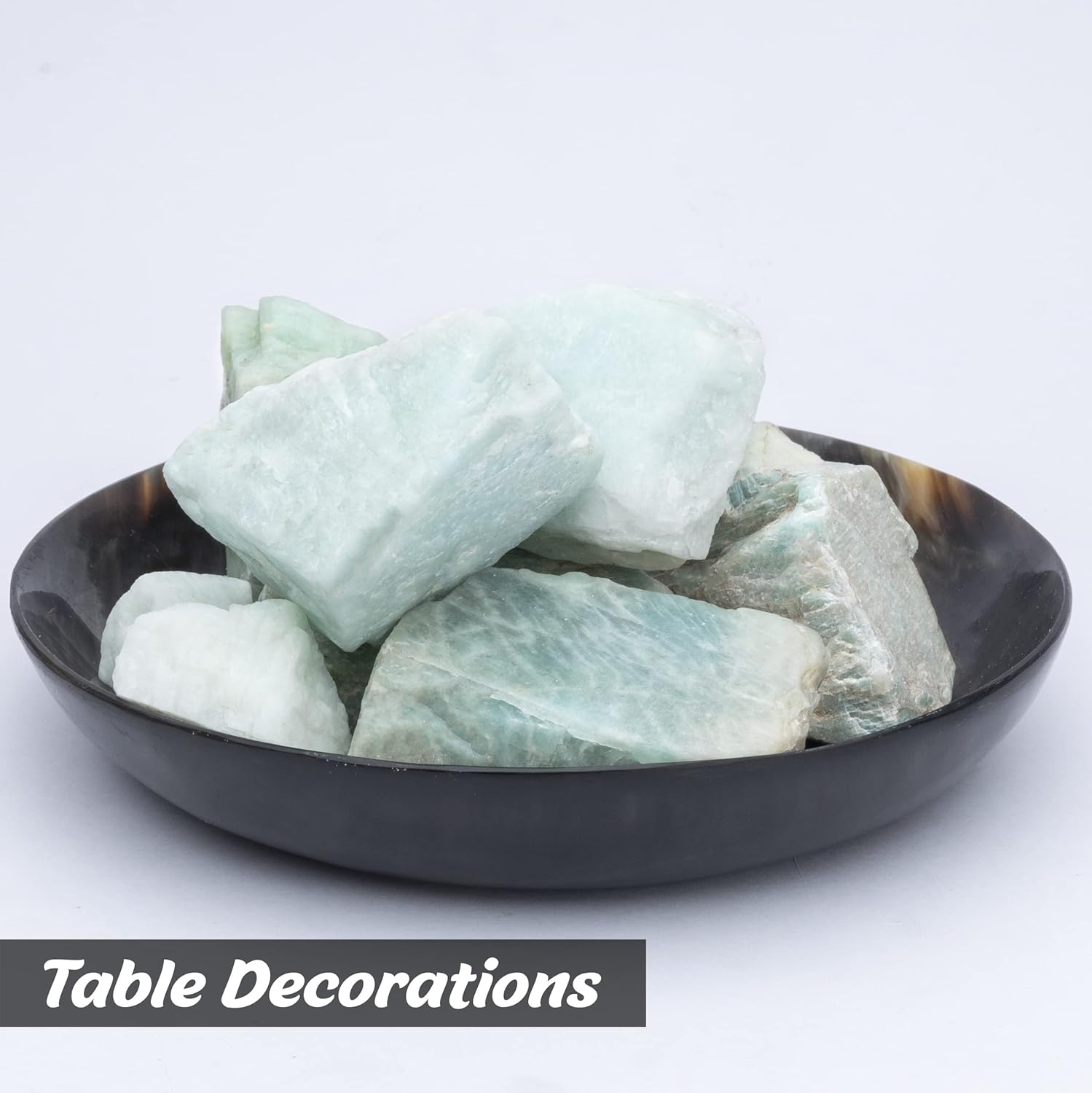 Crocon Amazonite Rough Bulk Natural Stone Raw Gemstone Tumbling Cabbing Polishing Gem Mining Chakra Balancing Reiki and Crystal Healing Good Luck Home Office Size : 1 LB