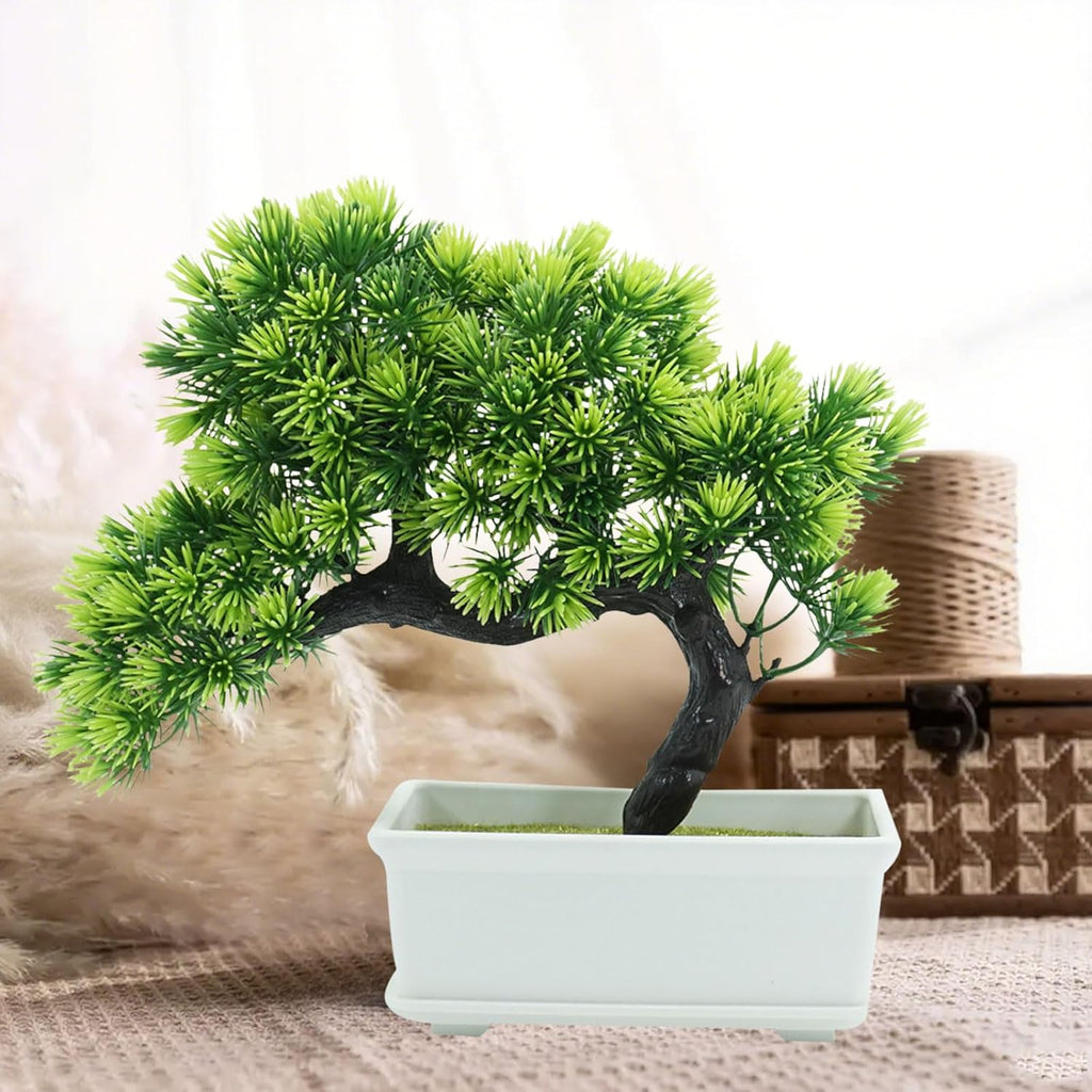 Artificial Plants Greenery Bonsai Room Decor Fake Bonsai Tree for Home Decor Indoor Bookshelf Office Desk Bathroom Farmhouse Decor