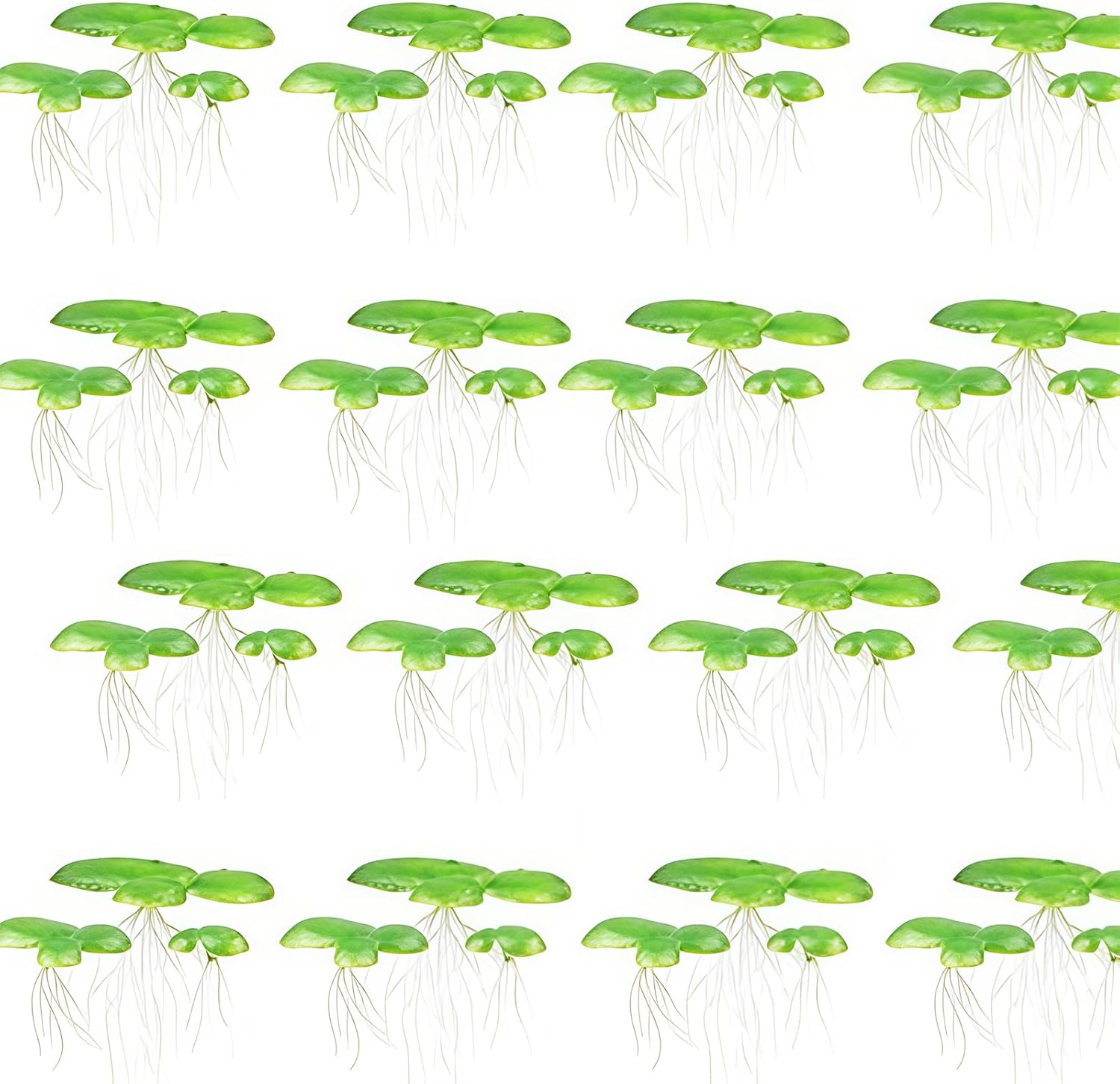 2 Pack Artificial Floating Plant Realistic Duckweed Decors for Aquarium Water Surfaces Enhancement