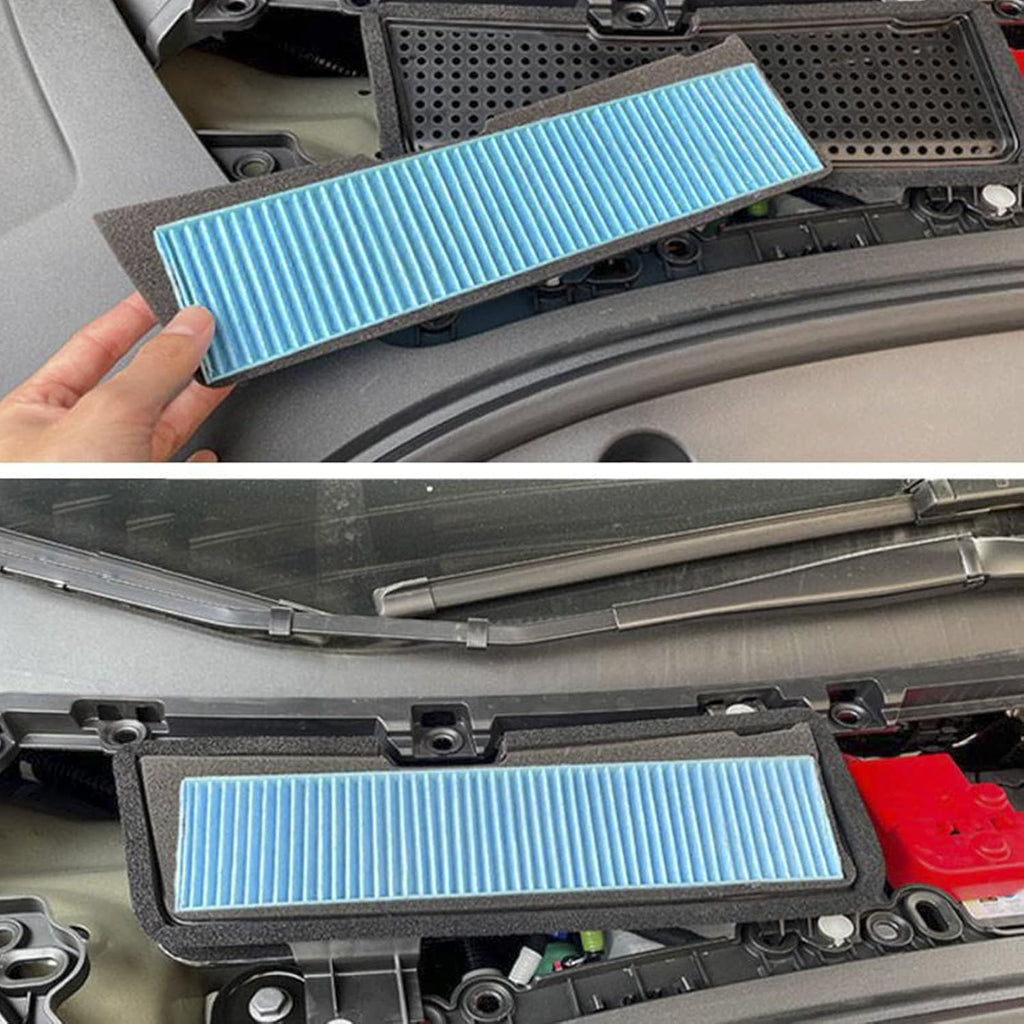 2 Pack Tesla Model 3 Air Filter Intake Accessories, Replacement for Tesla Model 3 2025 2024 2023 2022 2021 Air Intake Grille ABS Protection Cover