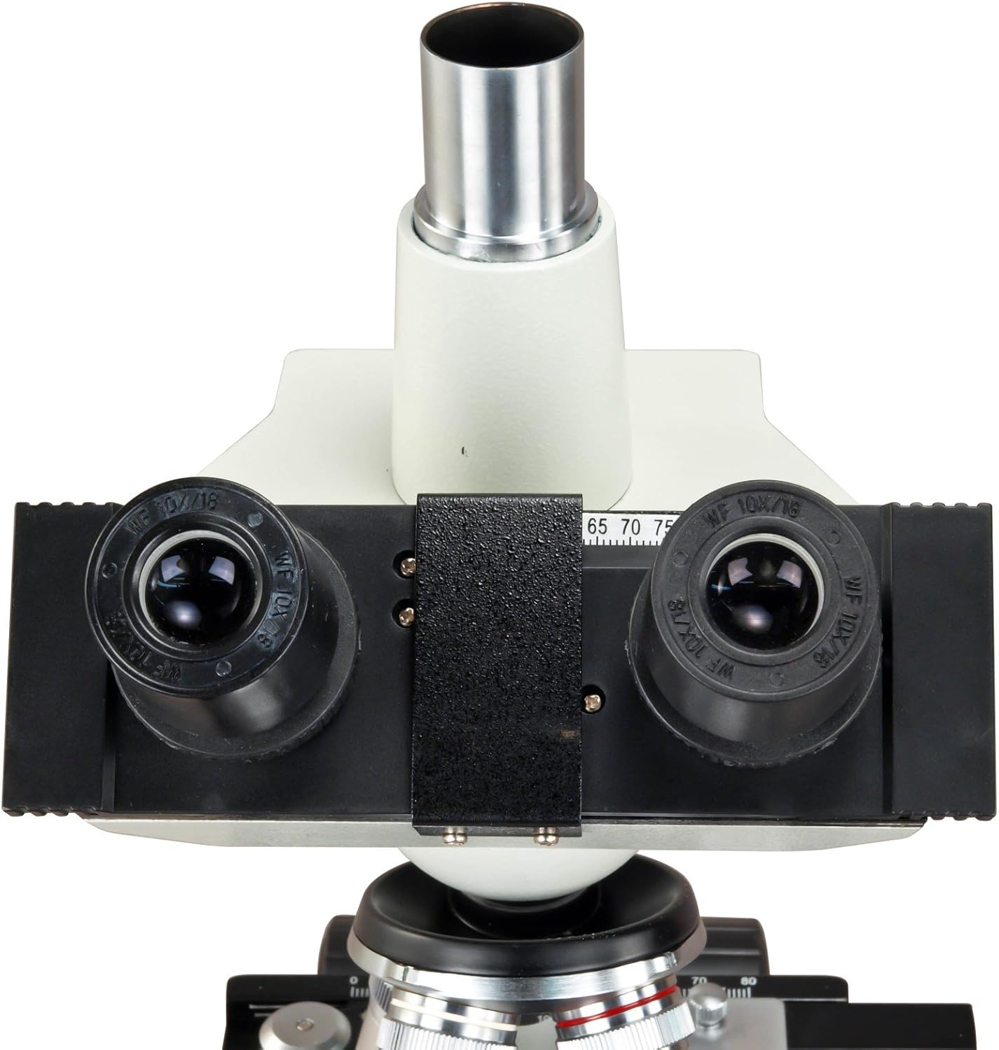 OMAX 40-2500X LED Digital Trinocular Compound Microscope 1.3MP Camera + Blank Slides + Covers + Lens Paper