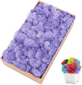 Preserved Reindeer Moss 7 OZ Light Purple Natural for Crafts, DIY Gift Christmas Decor, Wall Art, Potted Plants, Fake Moss for Easter Table Decor Wedding Decorative(7OZ, Light Purple)