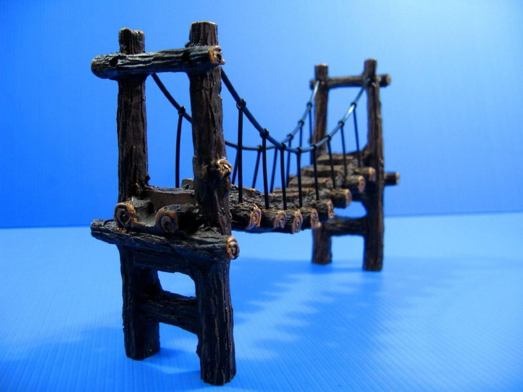 Drawbridge Bridge Aquarium Ornament Resin Decoration L