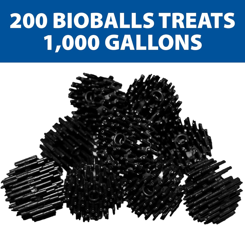 The Pond Guy BioBalls Filter Media for Ponds, Waterfalls & Aquatic Systems, Bio Filtration Substrate for Clean Water, Easy Maintenance, 200 BioBalls