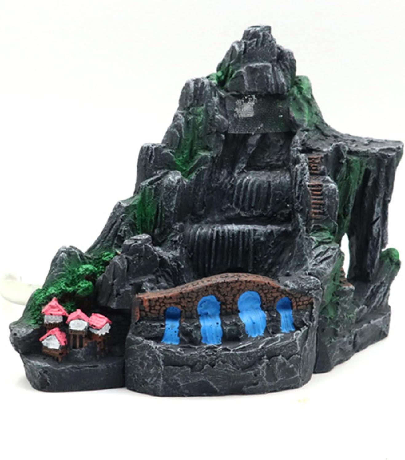 Aquarium Dynamic Waterfall Aquariums Decorations Art Terrarium Habitat Ornaments Photo Props Waterfall Fish Tanks Ornaments