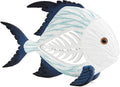 Leekung Coastal Fish Figurines for Home Decor,Resin Fish Statue for Beach Decoration,Sea Beach Coastal Decorations Themed,Table Desk Shelf Decor Statue for Bathroom Bedroom Office,Modern Decor Gifts