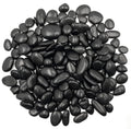RITOLLO 12 lb Black Pebble Rocks 3/5-8/5 Inch Polished River Stones for Indoor Plants, Garden Landscaping, Vase Fillers & Aquarium Decor - Natural Decorative Rocks for Succulents, Bonsai, Terrariums