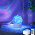 2 in 1 Ocean Wave Projector Light, 16 Color Northern Aurora Night Light Projector, 3D Dynamic Ripple Effect Holographic Water Ripple Romantic Ambient Lighting, Mood Lighting for Bedroom, Wired