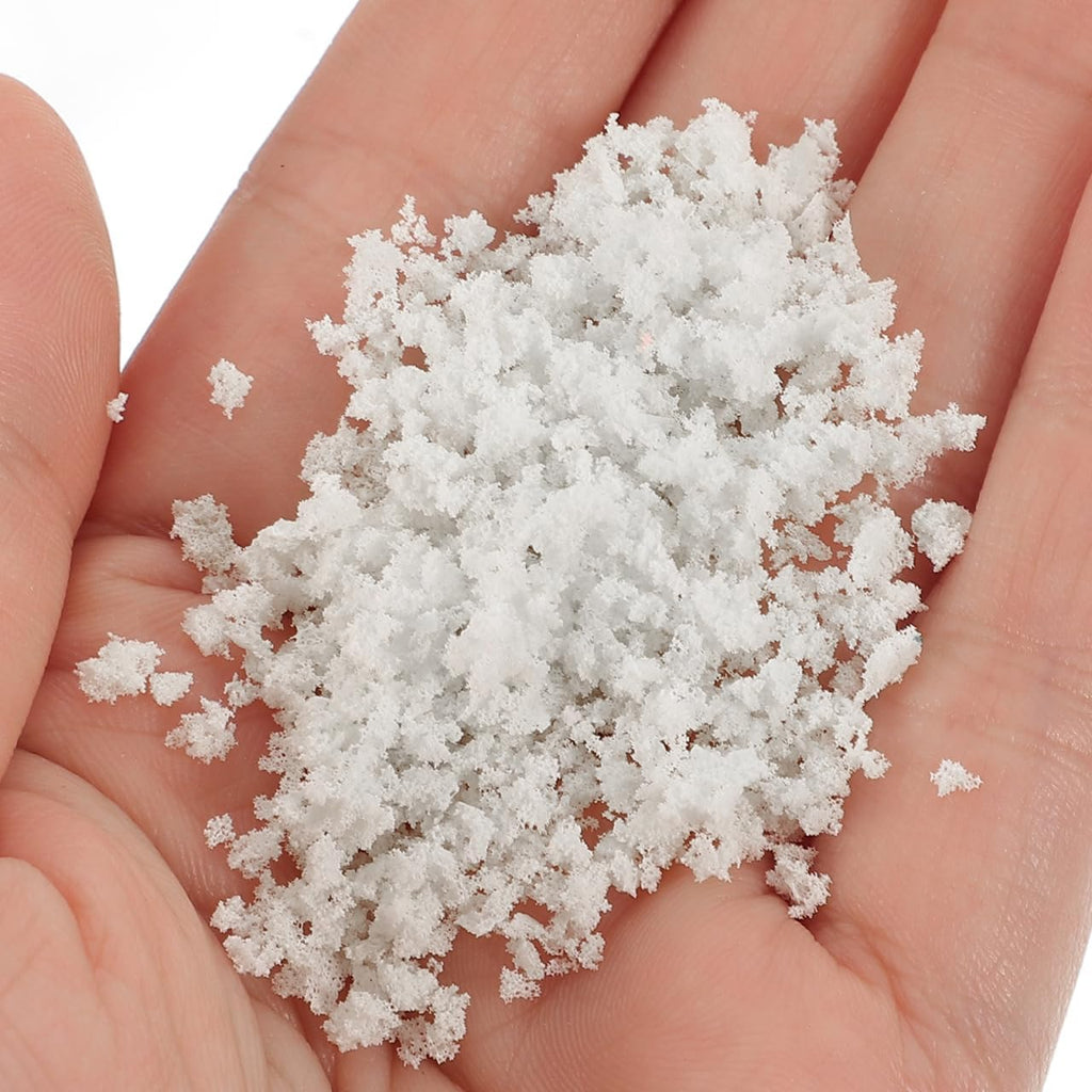 Gadpiparty 400ML DIY Sponge Tree Powder for Model Making White - Perfect for Miniature Landscape Decoration and Craft Projects
