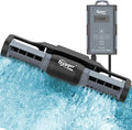 hygger Aquarium Gyre Wave Maker 1850GPH for 40-125 Gallon Fish Tank Cross-Flow Pump Adjustable Aquarium Water Circulation Powerhead 18W with Controller Magnetic Base