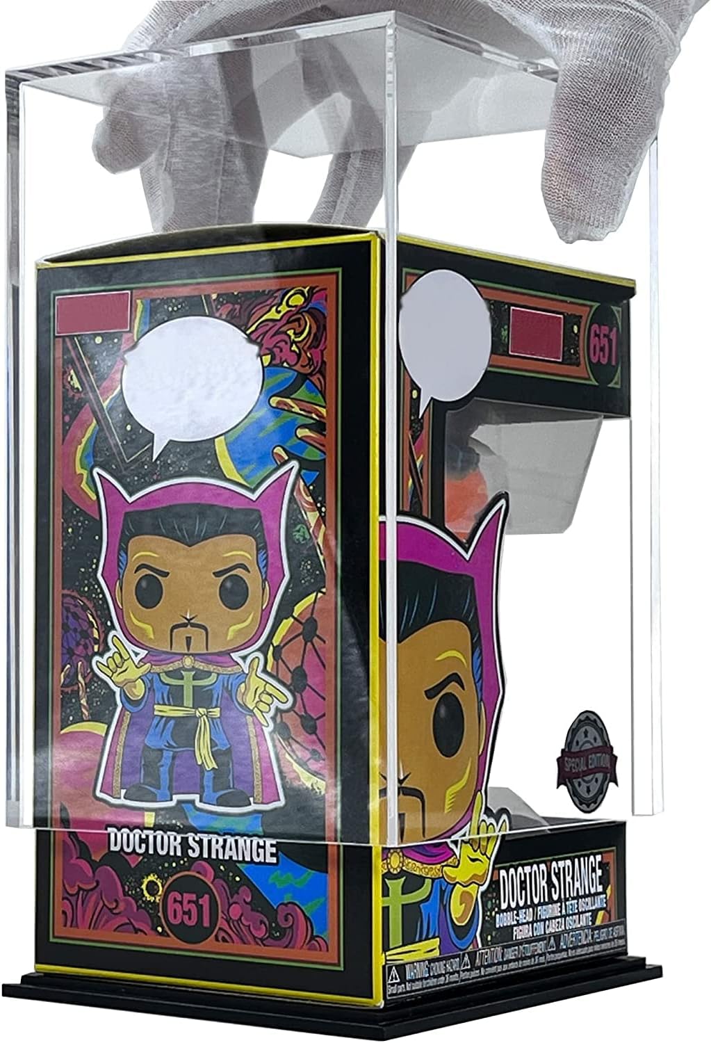 SVENJBB Acrylic Display Case, Acrylic Protector Compatible with Funko POP! 4 Inch Vinyl Figures, Full Assembly Clear Box for Collectibles and Figures, 5x3.93x6.7 Inch