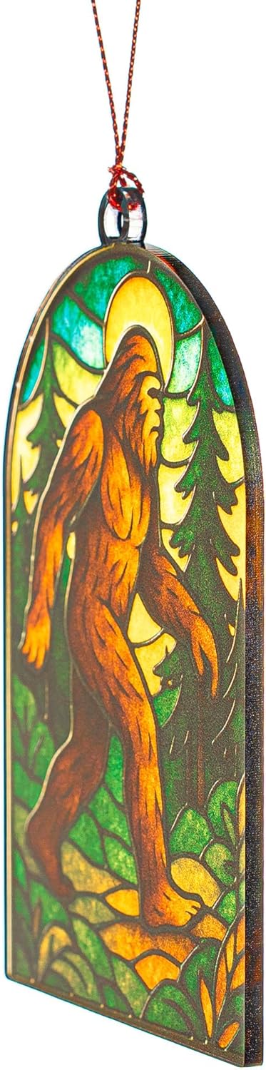 Funny Christmas Ornaments - Bigfoot Gifts - Big Foot Sasquatch Gift - Sasquatch Gift - Bigfoot Ornament - Christmas Ornaments 2025 - White Elephant Gifts - Xmas Tree Funny Decoration