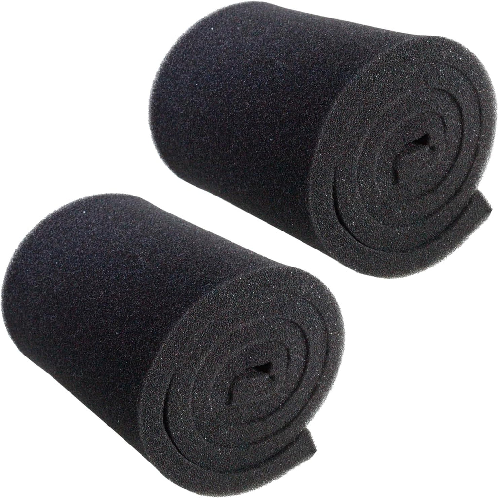 AQUANEAT Aquarium Bio Sponge Filter Media Pad Cut-to-Size Open Cell Foam Sheet for Fish Tank Sump (72" x 12" x 1")