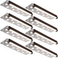 LEONLITE 8-Pack 12 Inch LED Hardscape Lighting, Update Retaining Wall Lights, LED Landscape Lighting, 12-24V AC/DC Paver Light Low Voltage, 3W/5W/7W Dimmable Outdoor Step Lights, 2700K Soft White, ETL