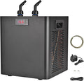 Aquarium Chiller 79 Gal, 1/3 HP Fish Tank Water Chiller 300L Hydroponics Cooler with Quiet Design Refrigeration Compressor and 3M Pipe for Saltwater Freshwater Fish Coral Shrimp Jellyfish Water Weeds