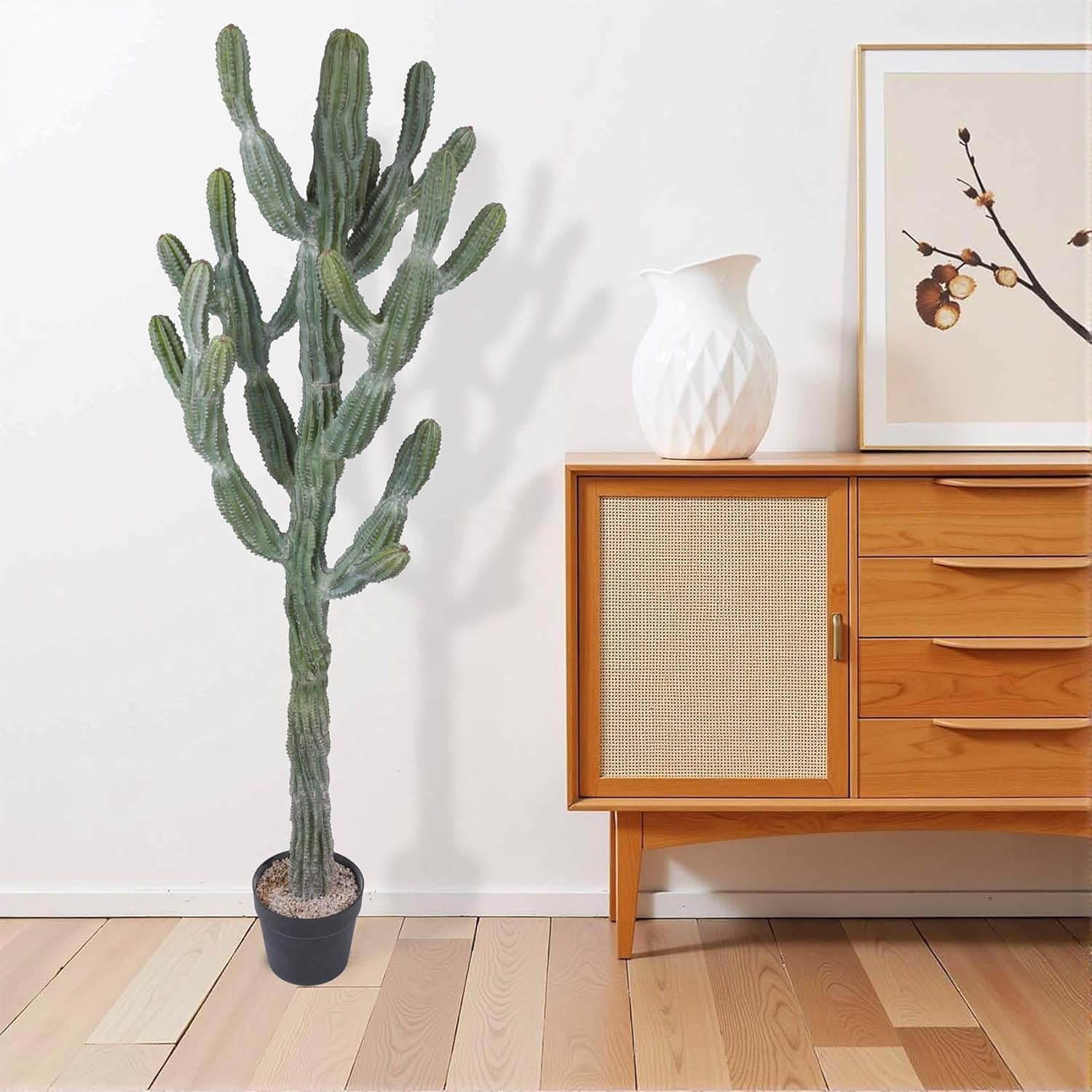 Artificial Cactus 51inch Faux Cacti Fake Saguaro Plants for Indoor Outdoor Home Office Garden Decor