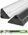 LUCKY HERP T5 Reptile Light Fixture Combo Kit 54W (New Upgrade), UVB Reptile Light Fixture with Desert UVB 10.0 46" Fluorescent Tube, UVA UVB Reptile Light for Lizard, Bearded Dragon, Tortoise