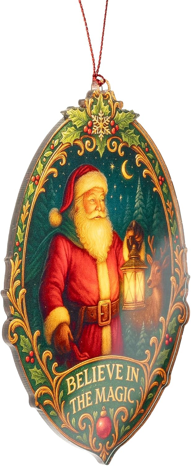 Funny Christmas Santa Ornaments 2025 - Santa Ornaments for Christmas Tree - Christmas Ornaments - Nostalgic Christmas Decorations - Old World Christmas Ornaments - Christmass Ornament
