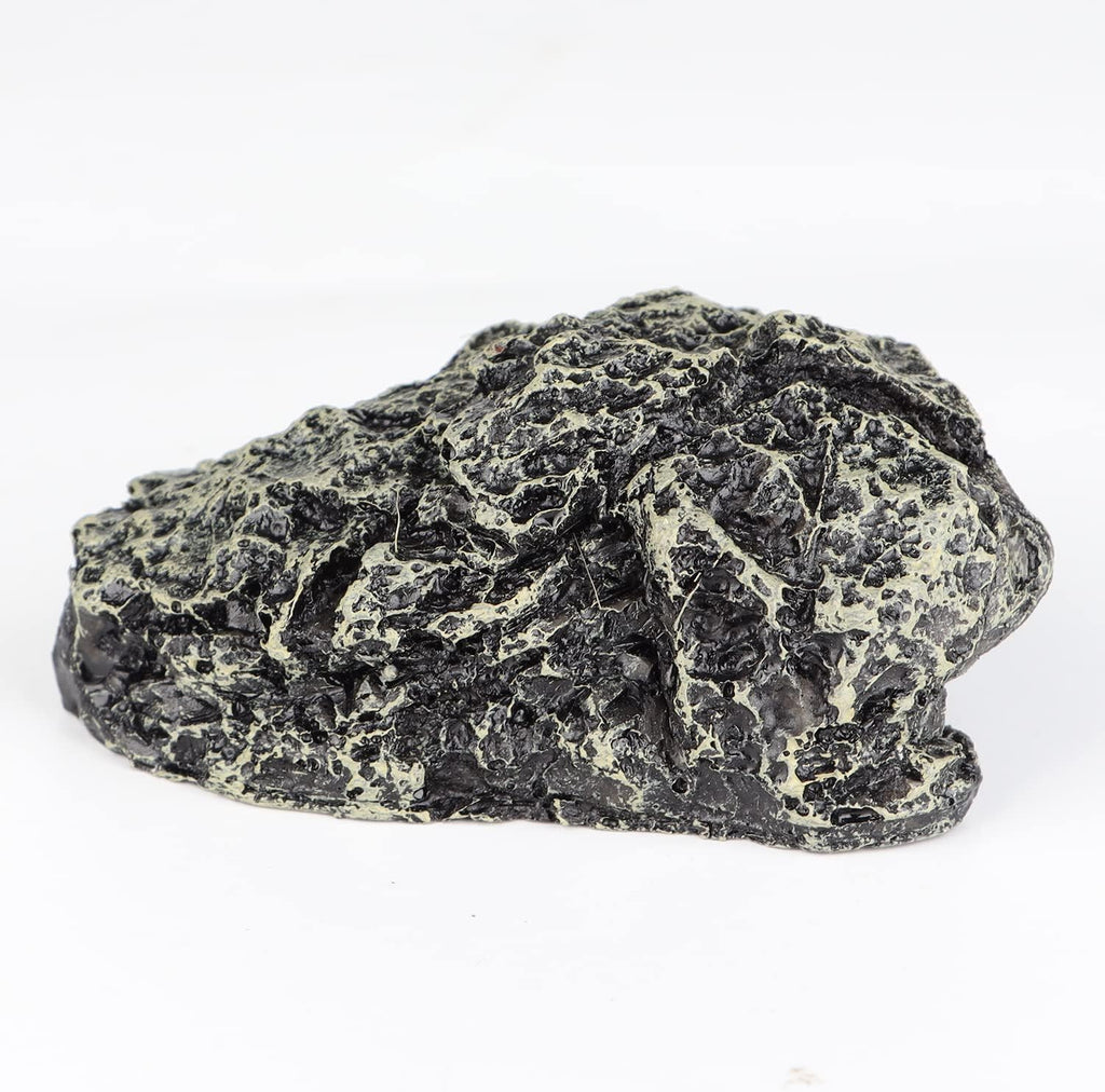 Reptile Hide and Cave - Resin Amphibian Hideouts Cave Size 1.57"x0.98", Habitat for Mini Amphibian Turtles Bearded Dragon Lizards Snakes Crab Gecko Leopard Fish