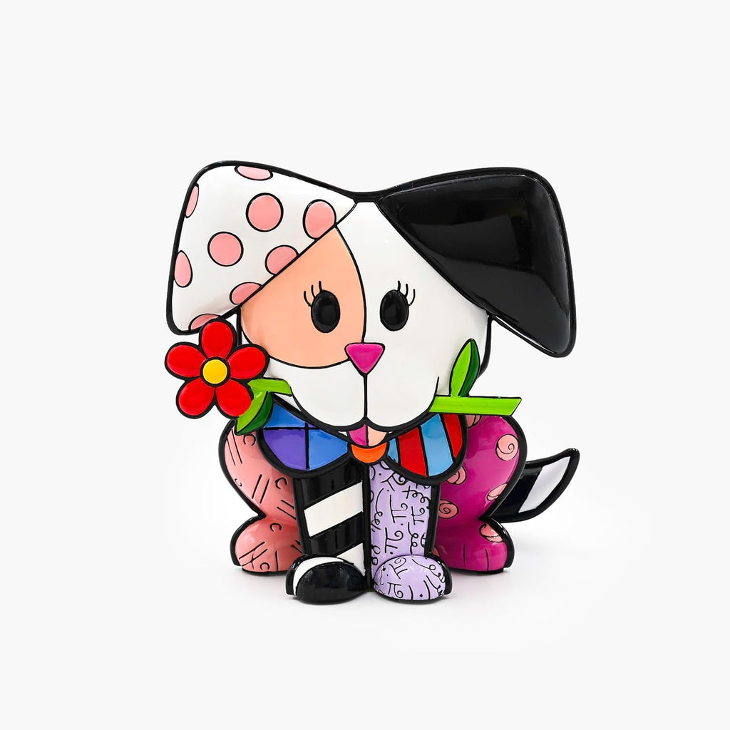 Britto Collectible Figurine - Iconic Art Figurine, Decorative Displays for Modern Home Decor | Designed by Iconic Artist Romero Puppy Love Dream (Multicolor)