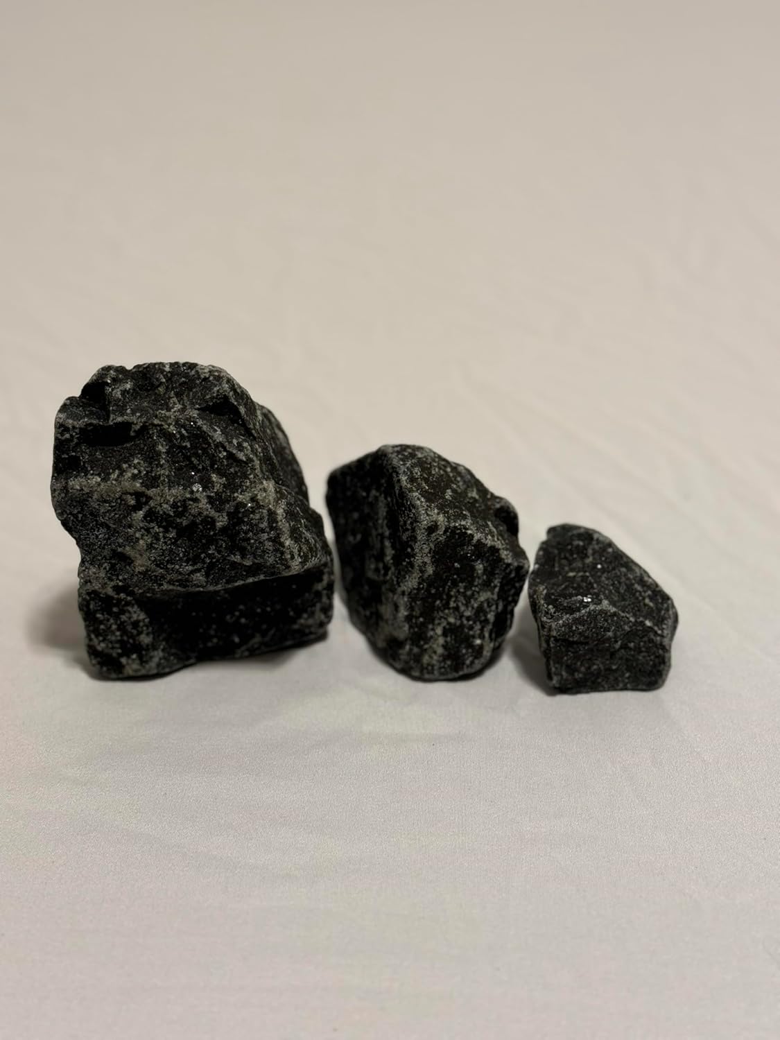 Loyly Sauna Rocks, 25 LB Box, Igneous Basalt Steam Sauna Stones, Dark Gray (25, Pounds)