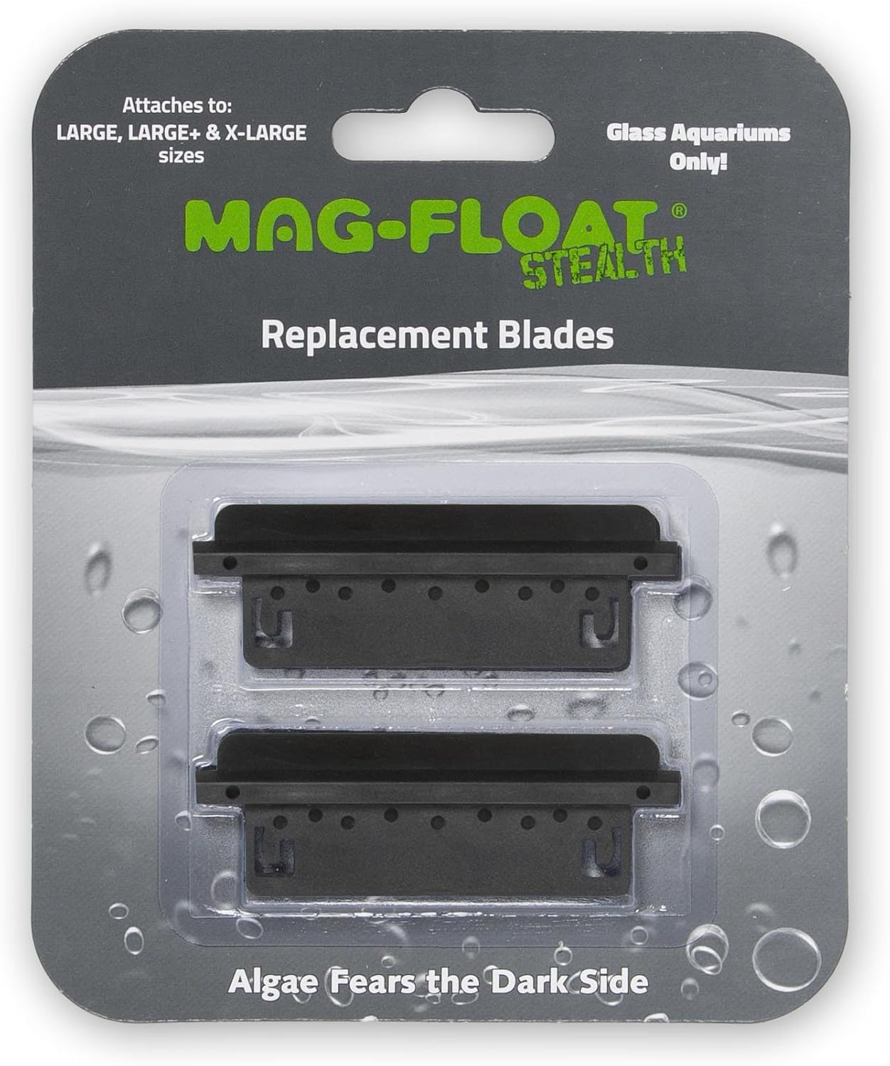 Mag-Float Stealth Magnet Cleaner 2 Pack of Replacement Blades (Large & Large+ Plus)