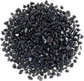 WAYBER 1 Lb/460g Black Obsidian Quartz Crystal Stones Irregular Decorative Rocks Aquarium Pebbles Gravels for Fish Turtle Tank/Succulent Plants/Air Plants Decoration (Fill 1 Cup)