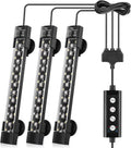 hygger Dual-Channel Controller Submersible Aquarium LED Light, 24/7 Mode Full Spectrum Hidden Fish Tank Light with 3 Rows Beads 7 Colors Auto On Off, Adjustable Timer Brightness (3)