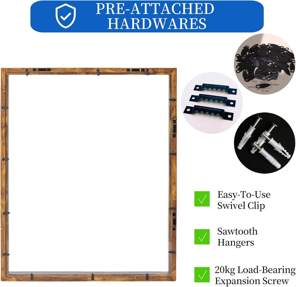 Floating Frame 16x20 Double Glass Shadow Box Frames 12x18 Floating Picture Frames 16x20 Shadow Box Floater Frame 20x24 Floating Frames For Pressed Flowers