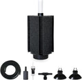 Aquarium Large Sponge Filter 80-90 Gal with Air Stone and Bio Ceramic Media, Quiet Sponge Filter for Fry, Betta, Shrimp Aquarium Fish Tank