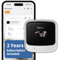 Frigga 4G Cellular & WiFi Temperature Humidity Monitor, 2 Years Subscription Included, Remote Temperature Sensor with App, Email, Voice Alerts for RV, Pets Safety, Vacation Home Monitoring, S0