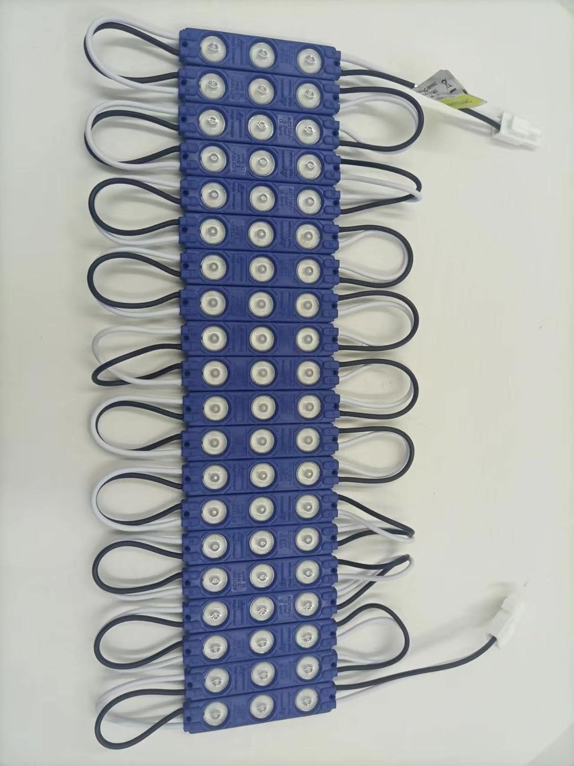 AC 110V LED Module Blue 1.5W for Letter Lightbox Advertising Signs with Tape Adhesive Backside (200pcs Pack)