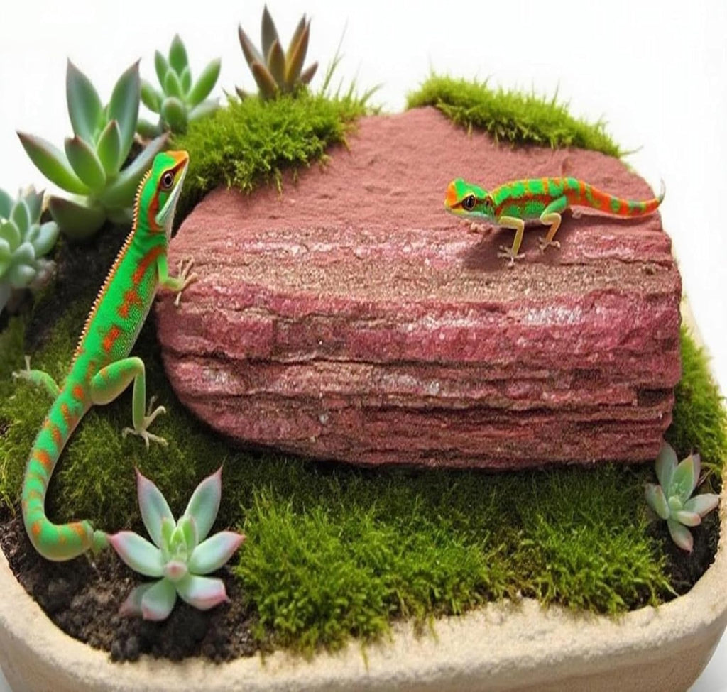 Natural Aquarium Rock for Aquarium, Landscape Model, Fish Tank Decoration, Amphibian Breeding - Slate Size 2" to 10" (20 lb)