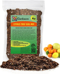 GARDENERA Citrus Tree Potting Soil Mix, Special Blend for Indoor Oranges, Lemons, Limes and More - (4 Quart Bag)